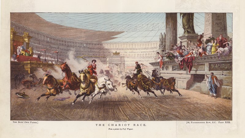 La course de chars - Alexander von Wagner