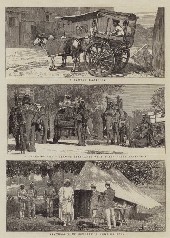 Vues en Inde - Alfred Chantrey Corbould