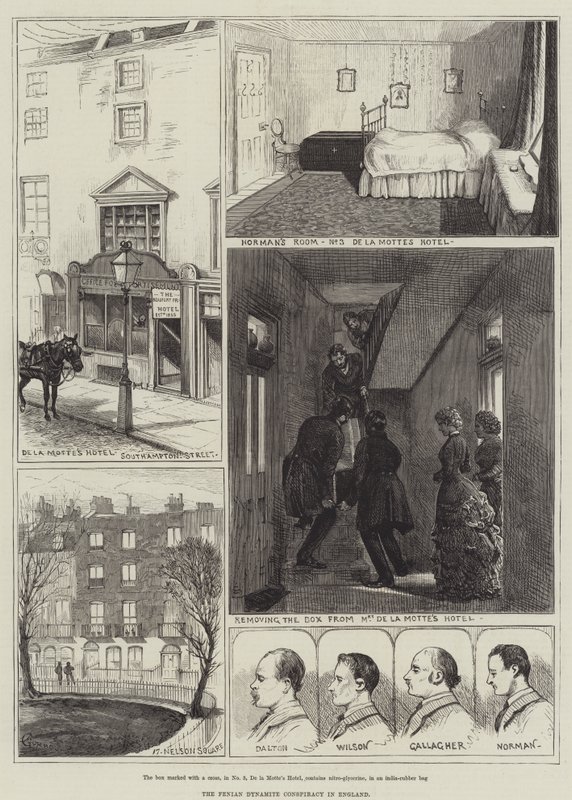 La Conspiration de la dynamite fenian en Angleterre - Alfred Courbould