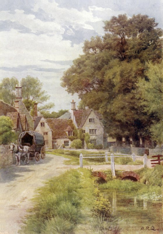 Ashton Keynes, la jeune Tamise - Alfred Robert Quinton