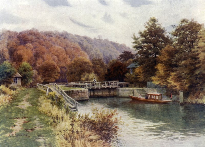 Écluse de Cookham - Alfred Robert Quinton