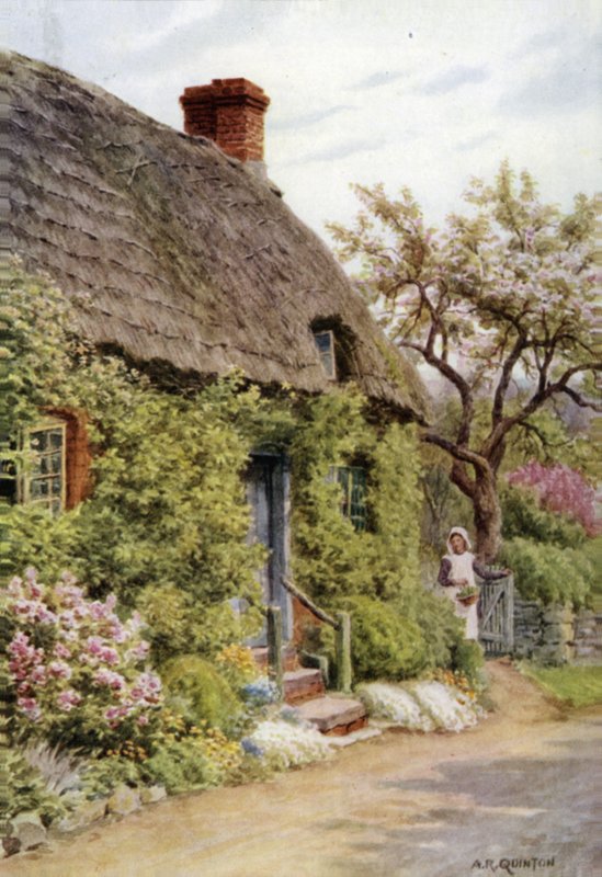 Porte de cottage, Elmley Castle, Worcester - Alfred Robert Quinton