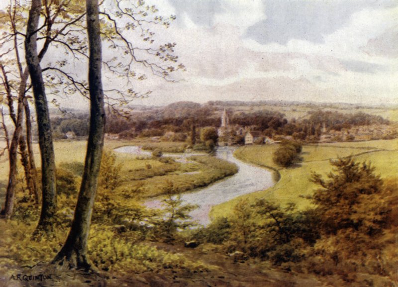 Marlow depuis Quarry Woods - Alfred Robert Quinton