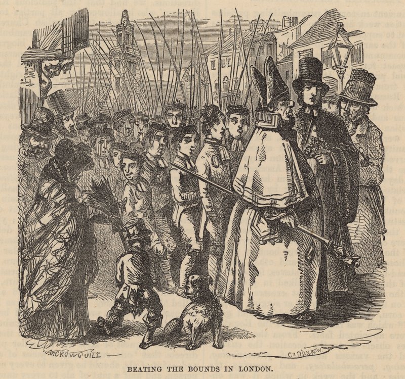 Balisage des limites de Londres - Alfred Crowquill