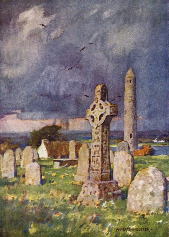 Clonmacnoise, comté de Roscommon - Alfred Heaton Cooper