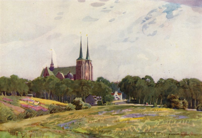 Danemark : Cathédrale de Roskilde - Alfred Heaton Cooper
