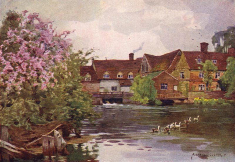 Moulin de Flatford, East Bergholt, Suffolk - Alfred Heaton Cooper