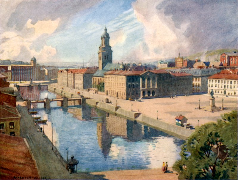 Göteborg, la ville - Alfred Heaton Cooper