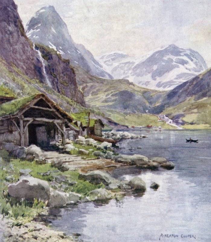 Meraak, Geirangerfjord - Alfred Heaton Cooper