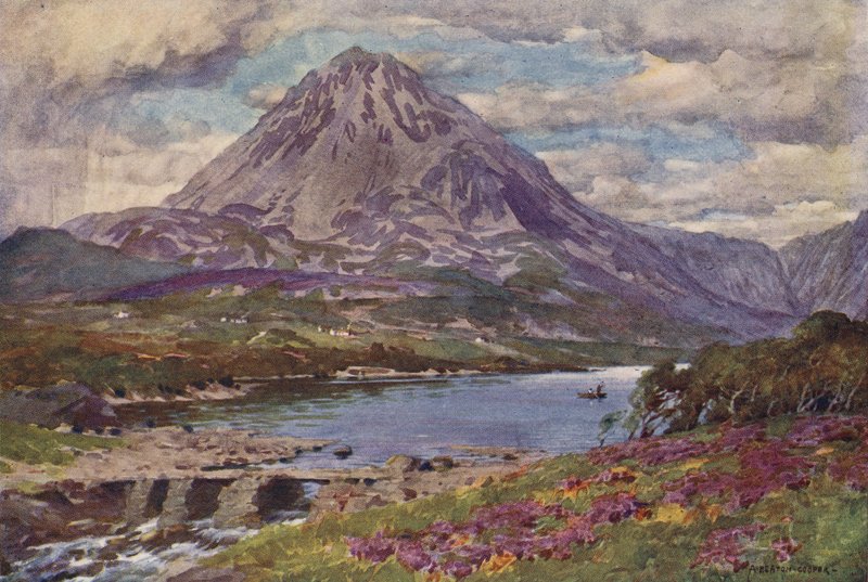 Mont Errigal, Gweedore, comté de Donegal - Alfred Heaton Cooper