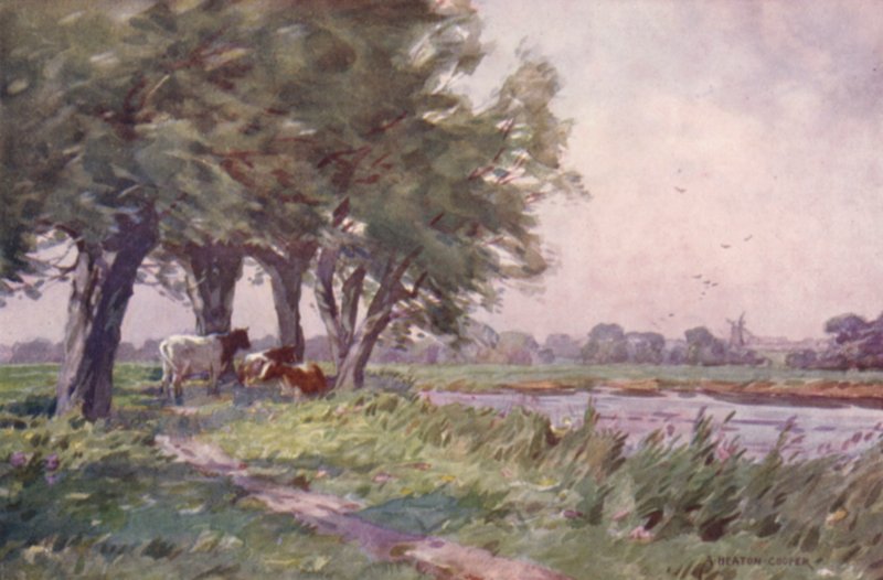 Midi sur la Stour, Suffolk - Alfred Heaton Cooper