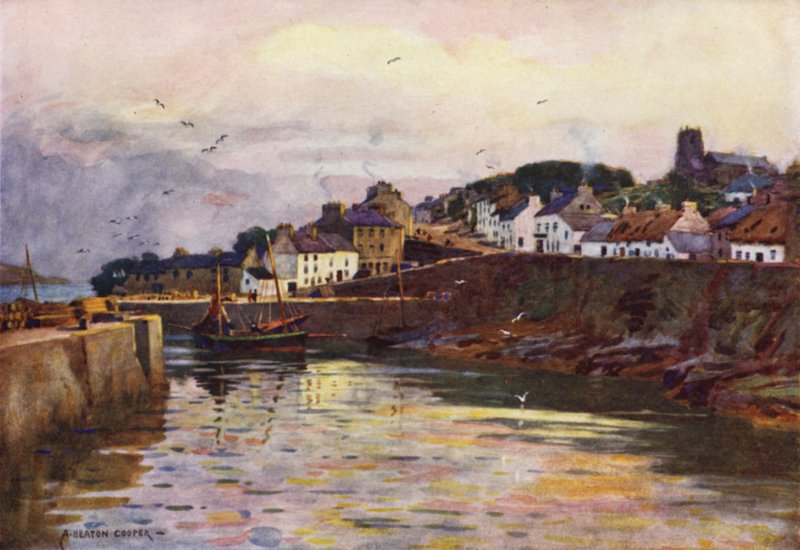 Le port, Roundstone, comté de Galway - Alfred Heaton Cooper
