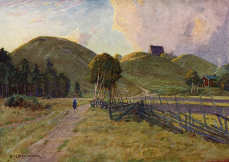 Les Tertres des Rois, Upsala - Alfred Heaton Cooper
