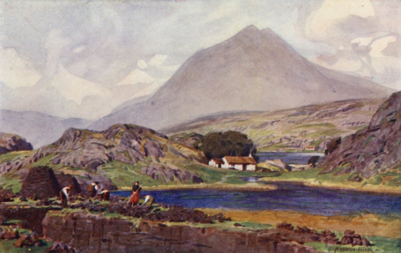 Cueilleurs de tourbe, Connemara - Alfred Heaton Cooper