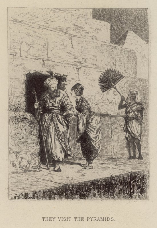 Ils visitent les pyramides - Alfred Holst Tourrier