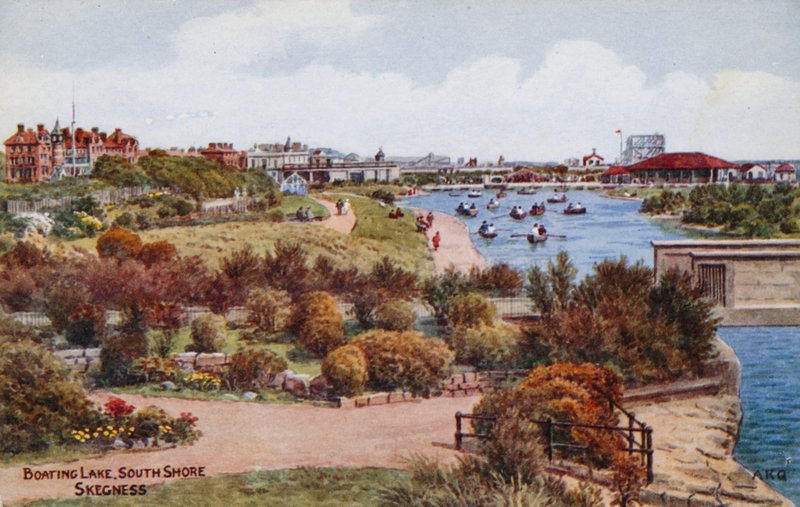 Lac de plaisance, South Shore, Skegness - Alfred Robert Quinton