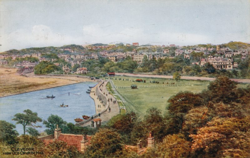 Clevedon, depuis Old Church Hill - Alfred Robert Quinton