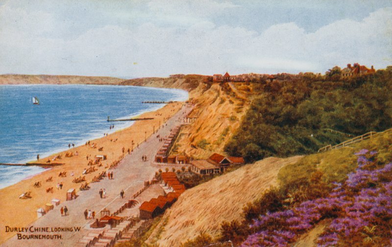 Durley Chine, vue vers l