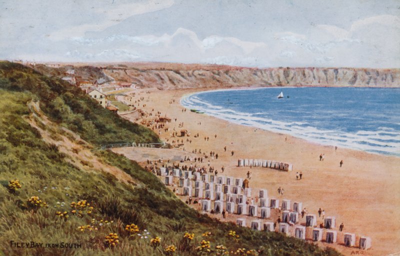 Filey Bay, depuis le sud - Alfred Robert Quinton