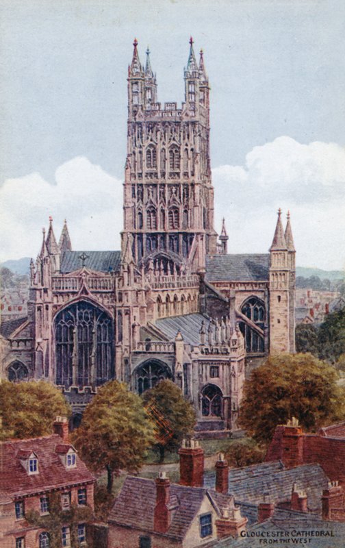 Cathédrale de Gloucester, vue de l