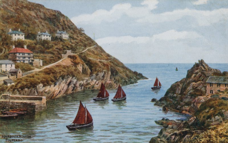 Embouchure du port, Polperro - Alfred Robert Quinton