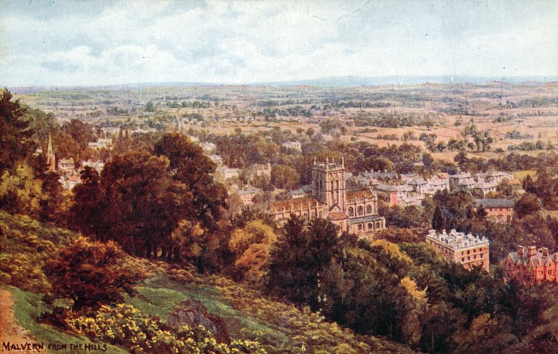 Malvern, depuis les collines - Alfred Robert Quinton