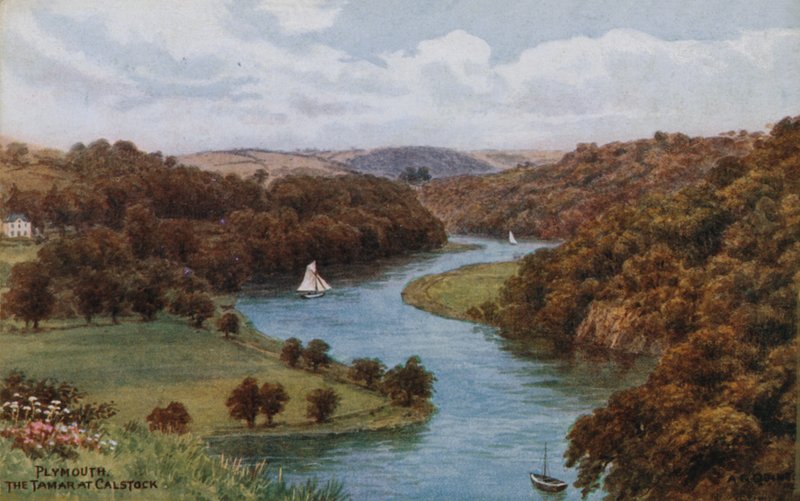 Plymouth, Le Tamar à Calstock - Alfred Robert Quinton