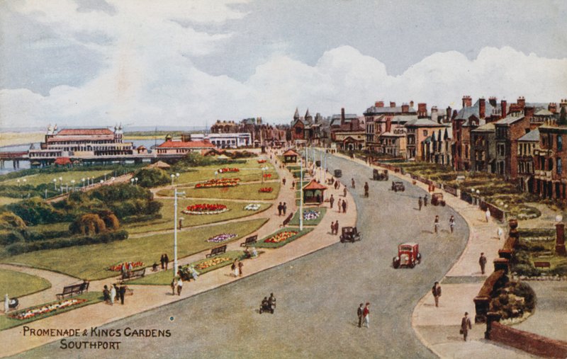 Promenade et jardins des rois, Southport - Alfred Robert Quinton