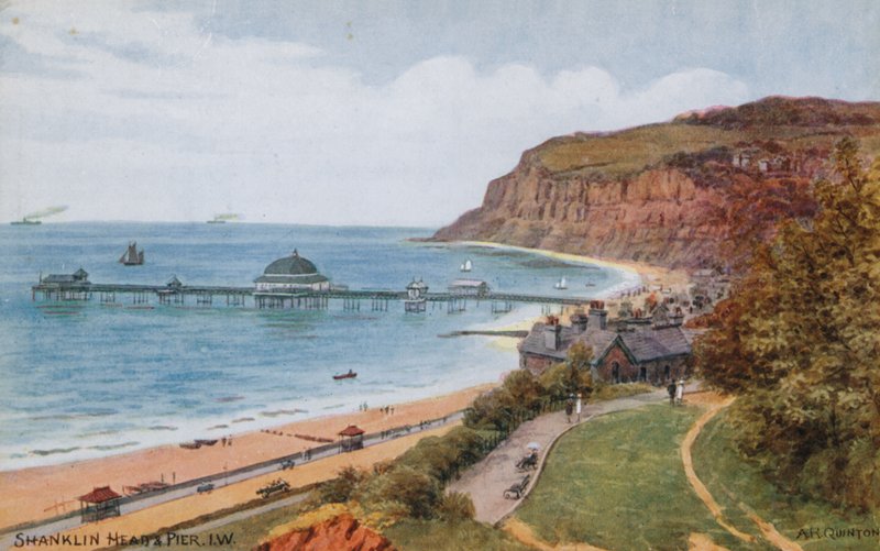 Shanklin Head et Pier, I W - Alfred Robert Quinton