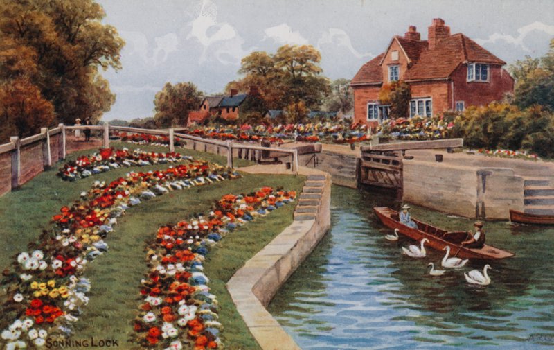 Écluse de Sonning - Alfred Robert Quinton