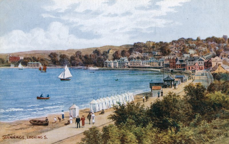 Swanage, vue vers le sud - Alfred Robert Quinton