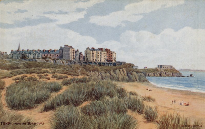Tenby, depuis The Burrows - Alfred Robert Quinton