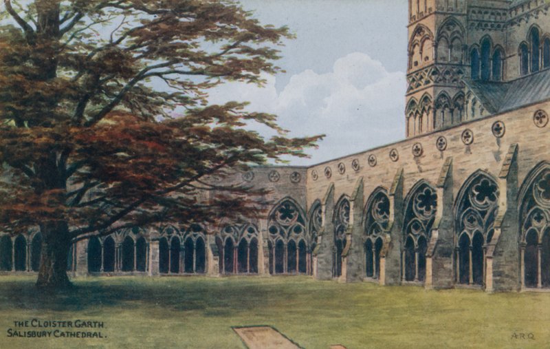 Le Cloître, Cathédrale de Salisbury - Alfred Robert Quinton