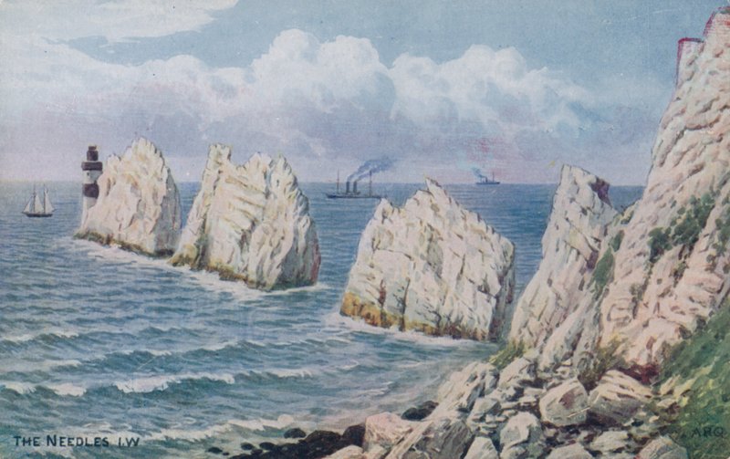 Les Aiguilles, Île de Wight - Alfred Robert Quinton