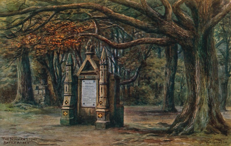 La pierre normande, abbaye de Battle - Alfred Robert Quinton