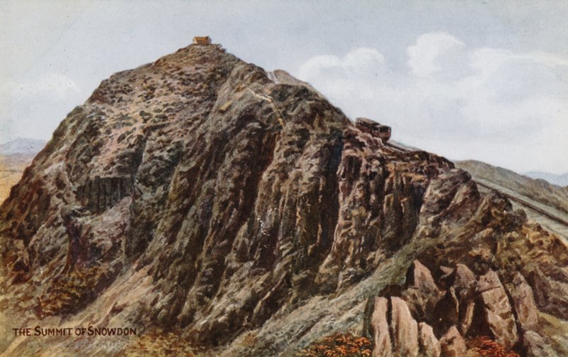 Le sommet de Snowdon - Alfred Robert Quinton