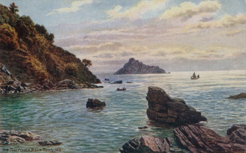 The Thatcher Rock, Torquay - Alfred Robert Quinton