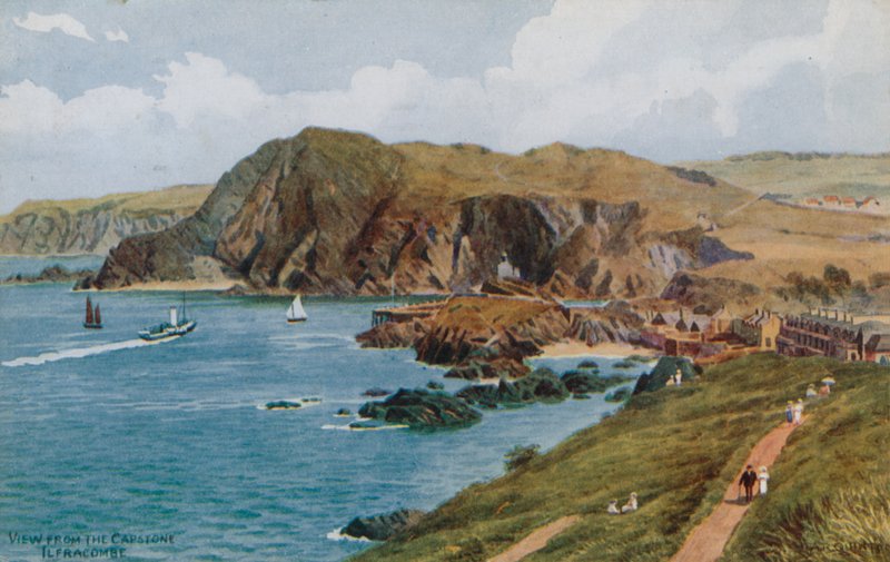 Vue depuis le Capstone, Ilfracombe - Alfred Robert Quinton
