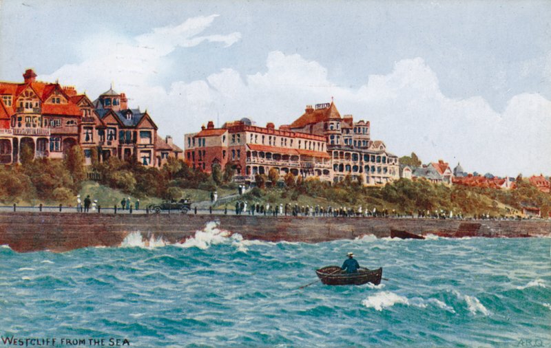 Westcliff depuis la mer - Alfred Robert Quinton