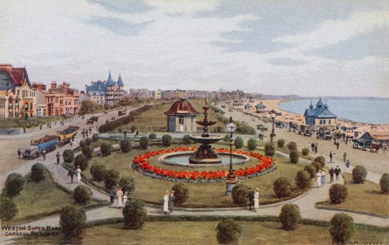 Weston-Super-Mare, Jardins, Plage - Alfred Robert Quinton