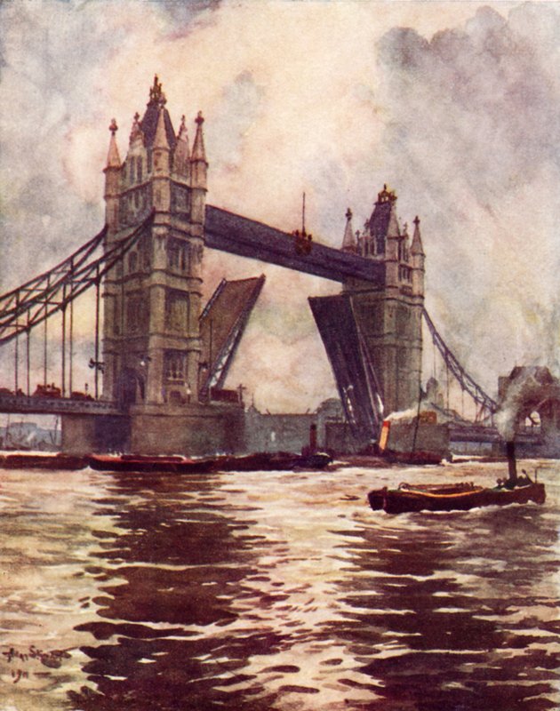 Le Tower Bridge - Allan (after) Stewart