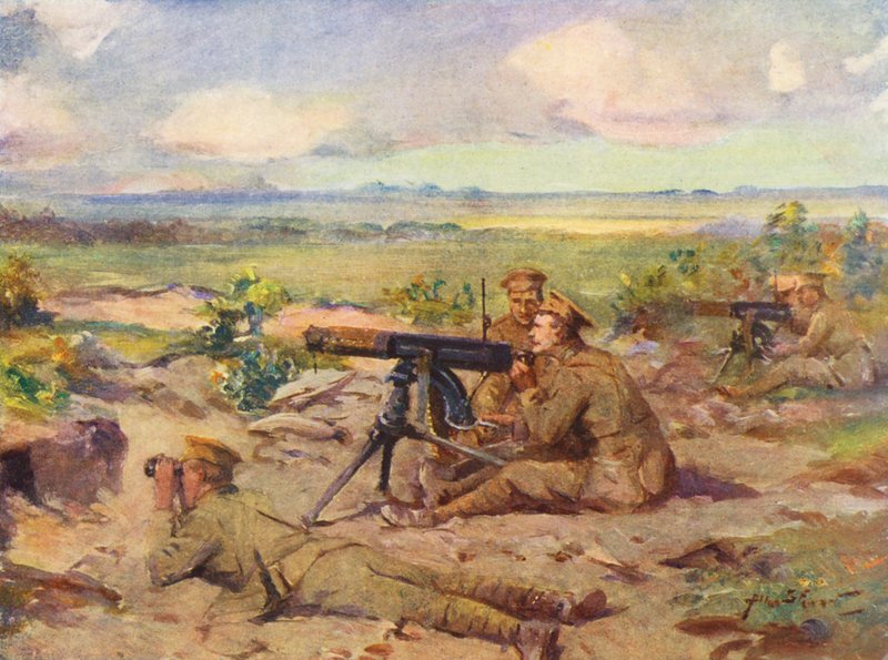 Première Guerre Mondiale : Mitrailleuses en Action - Allan Stewart