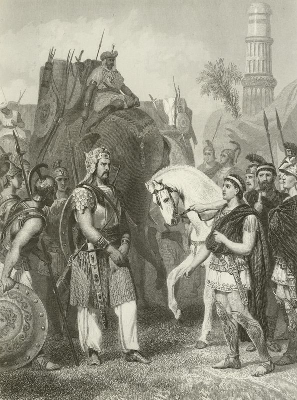 Reddition de Porus à l