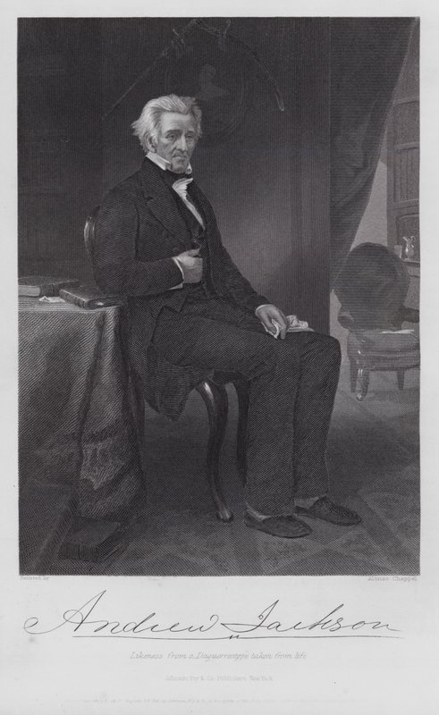 Andrew Jackson (gravure) - Alonzo (after) Chappel