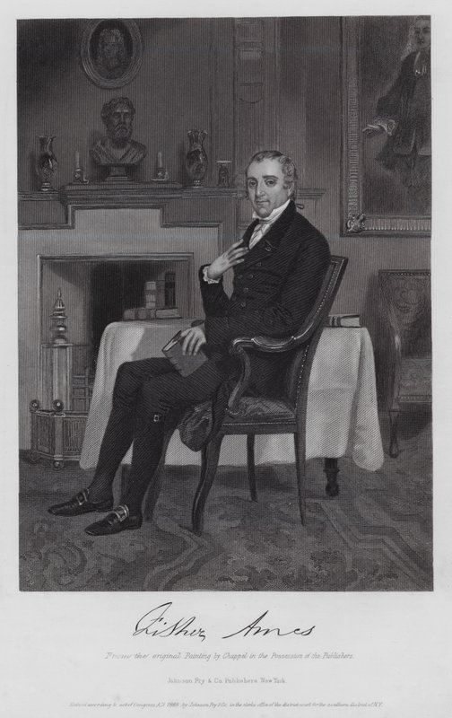 Fisher Ames (gravure) - Alonzo (after) Chappel