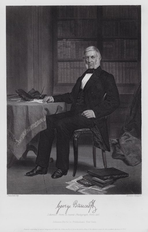 George Bancroft (gravure) - Alonzo (after) Chappel