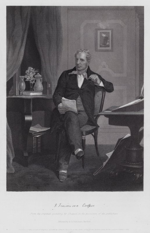 James Fenimore Cooper (gravure) - Alonzo (after) Chappel