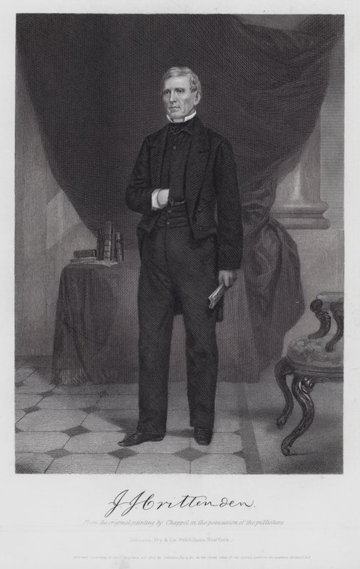 John J Crittenden (gravure) - Alonzo (after) Chappel