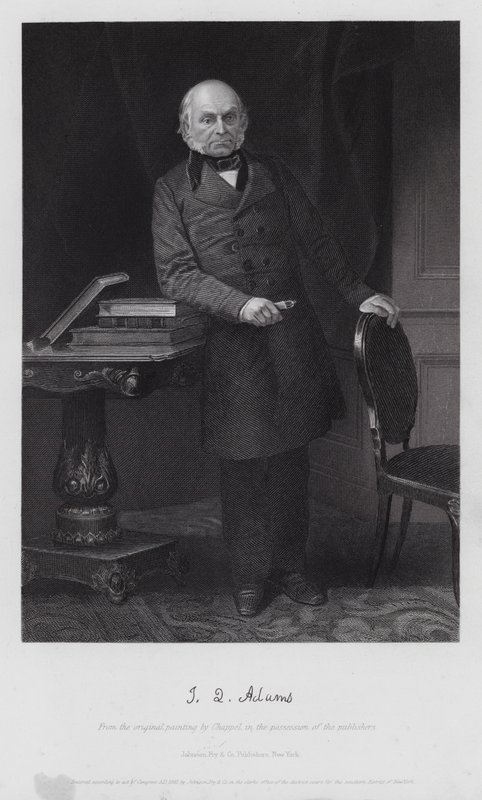 John Quincy Adams (gravure) - Alonzo (after) Chappel