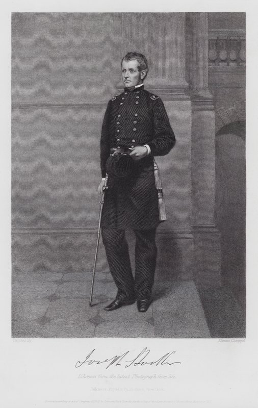 Joseph Hooker (gravure) - Alonzo (after) Chappel